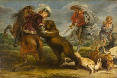 The Bear Hunt, 1639-1640 by Peter Paul Rubens